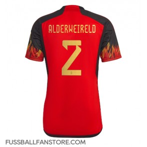 Belgien Toby Alderweireld #2 Replik Heimtrikot WM 2022 Kurzarm